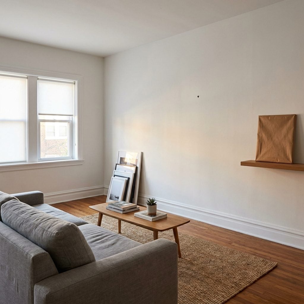 Refusing to Hang Anything on the Walls Because You're Afraid of Commitment to the Space