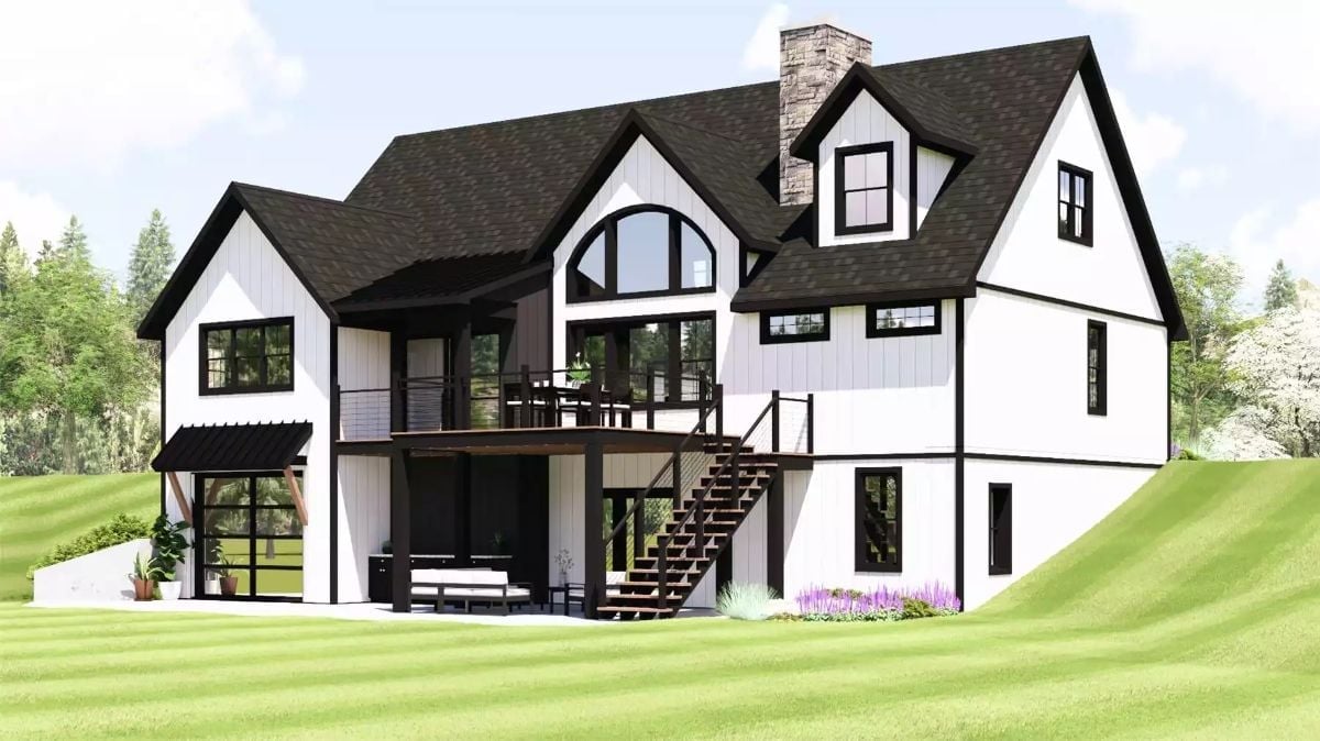 Walkout Rear With a Deck That Actually Earns Its Square Footage