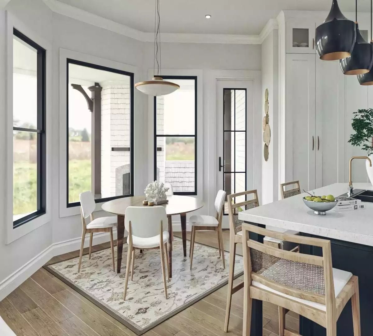 Breakfast Nook Built Around the View, Not the Other Way Around