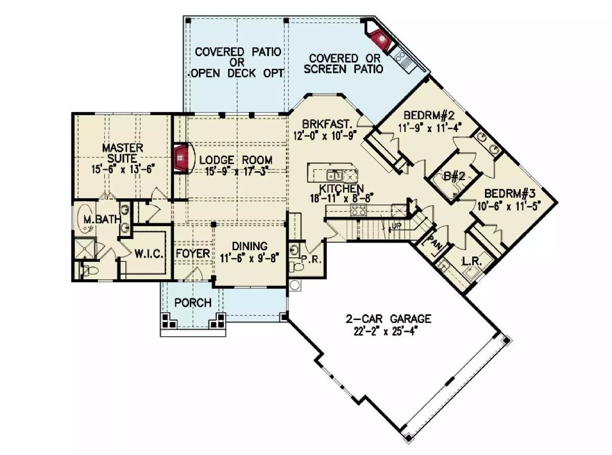 Floor Plan - Rentfrew Springs 3-Bedroom Country with Bonus Room Designed for Families Who Outgrew Their Starter Home Three Years Ago