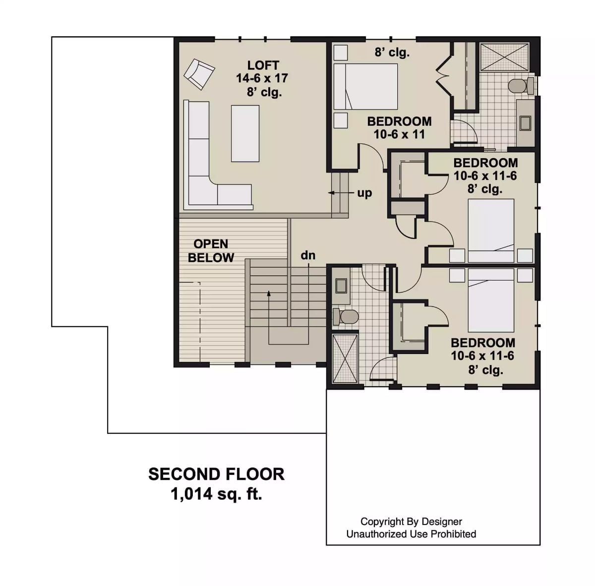 Floor Plan - Second Floor