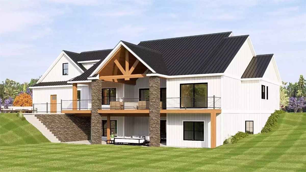 Timber, Stone, and a Deck That Makes the Backyard Feel Like a Bonus Room