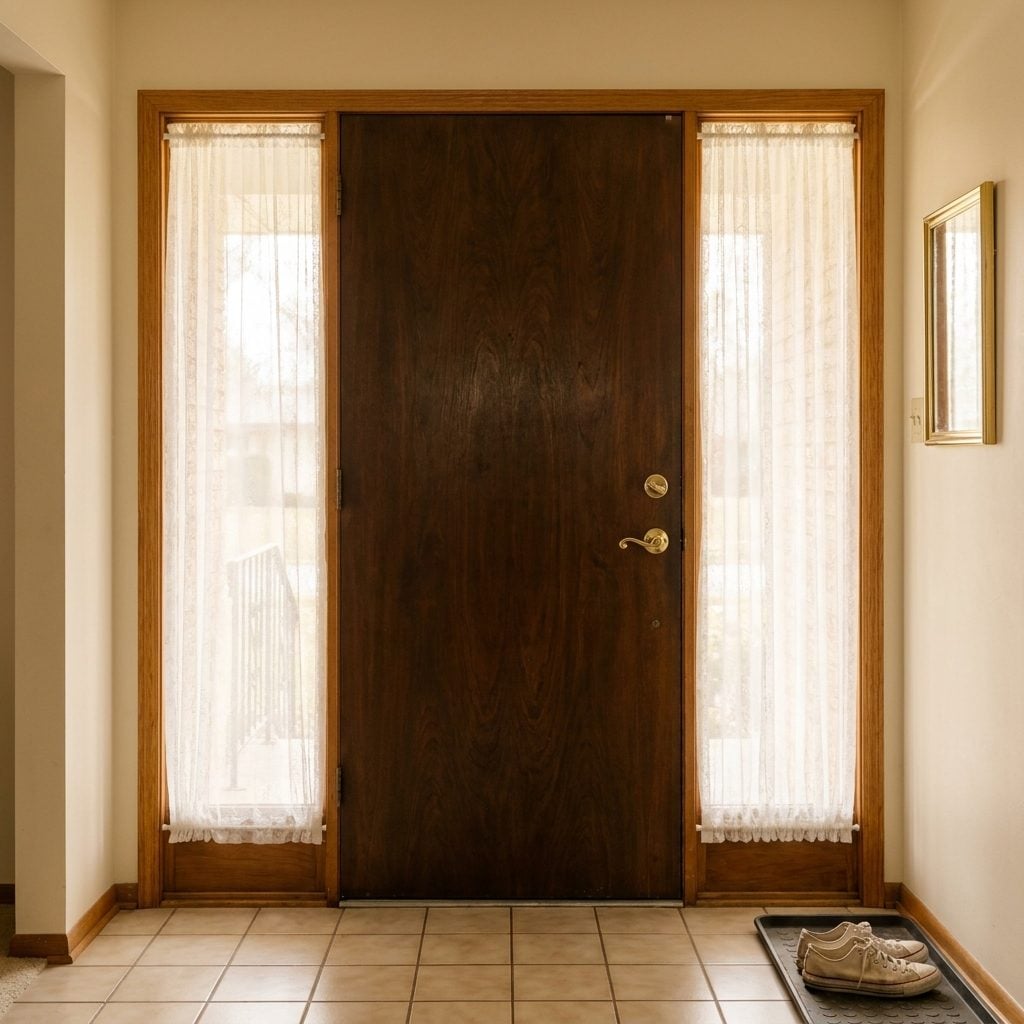 The Sidelite Window With the Sheer Curtain That Hid Nothing