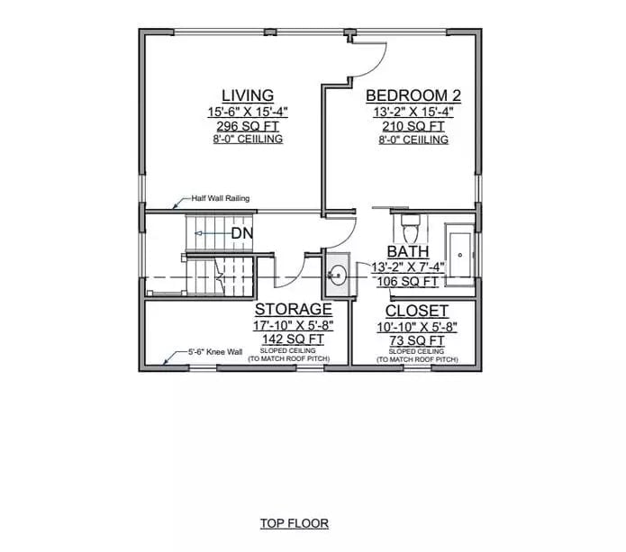 Floor Plan 2 - Silverthrush Lane 2-Bedroom Country-Style with Walkout Basement Designed for Couples Who Want a Home That Feels Like Vacation