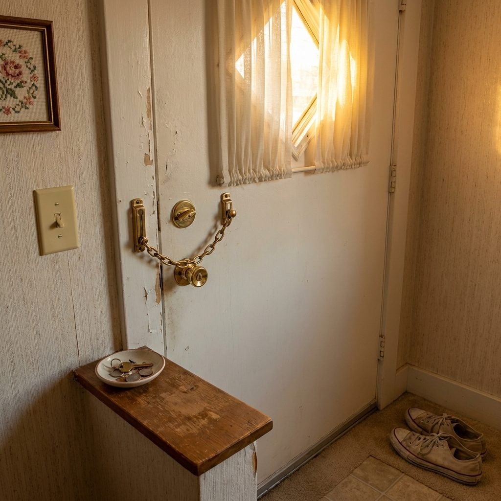 The Sliding Lock on the Front Door You Checked Twice Because the House Was Too Quiet