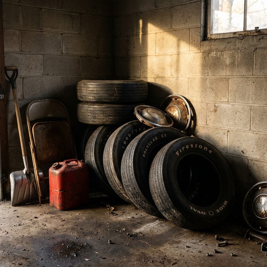 The Stack of Tires in the Corner That Grew Every Spring