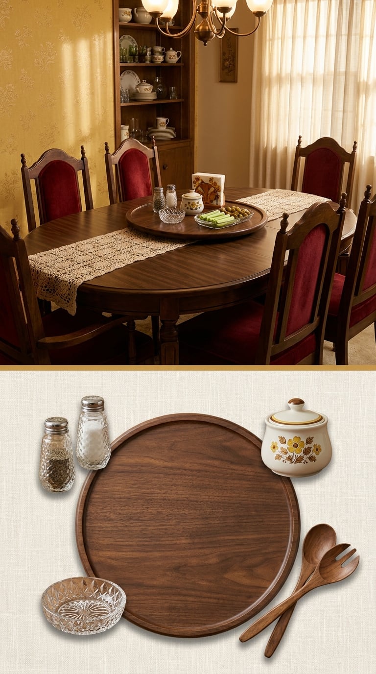 The Lazy Susan Parked Dead Center on the Table