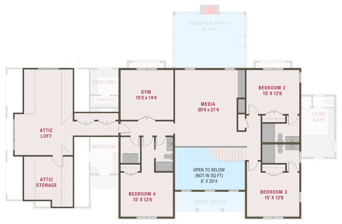 Floor Plan - Second Floor