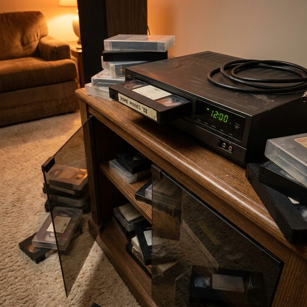 The VCR Clock That Blinked 12:00 Permanently Because Nobody Could Program It