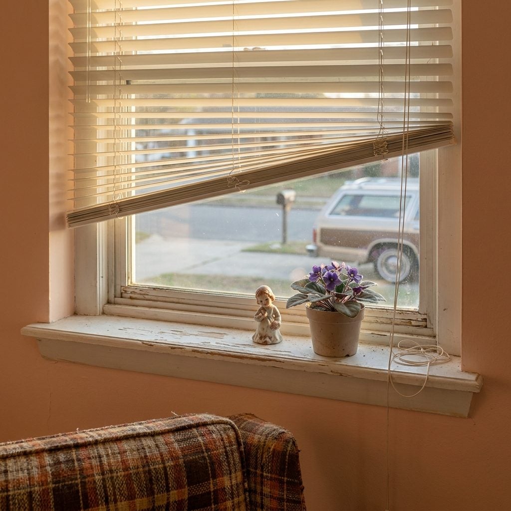 The Venetian Blind Cord You Wrapped Around Your Finger While Staring Out the Window Waiting for Someone to Come Home