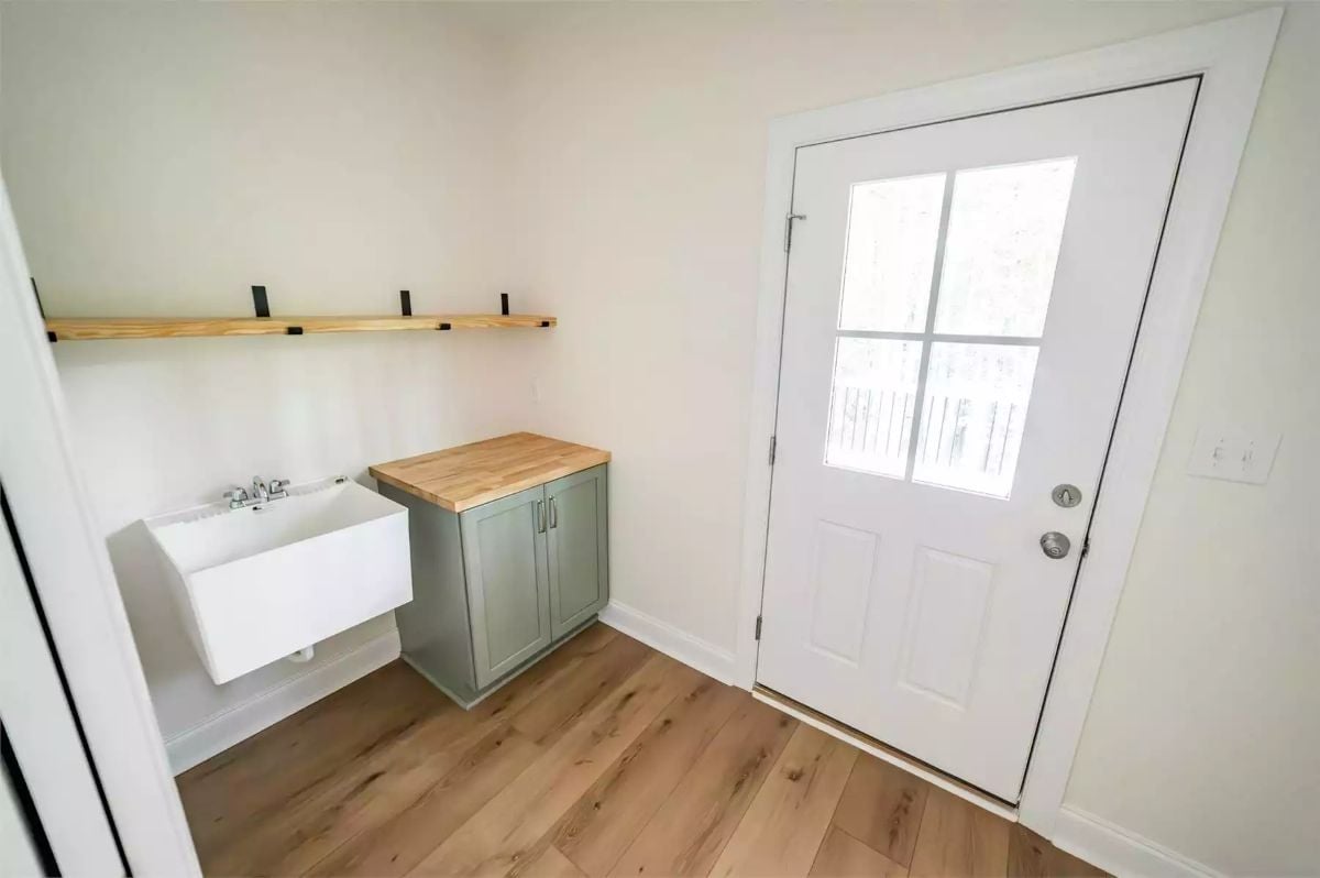 Utility Sink Off the Back Door That Earns Its Square Footage Every Single Day