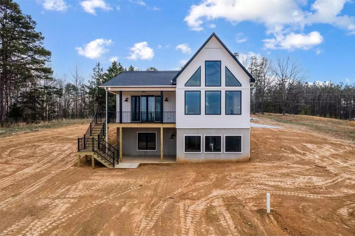 Steep Gable, Big Glass, Zero Apologies for the Dirt