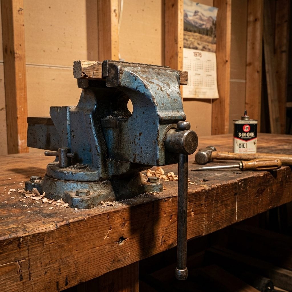 The Workbench Vise That Could Crush a Walnut or Hold a Universe Together