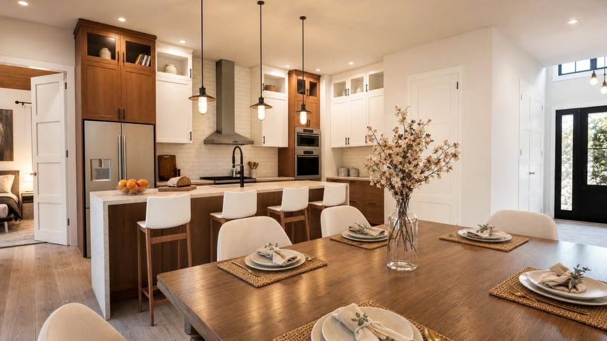 Kitchen Island Wide Enough to Mean It