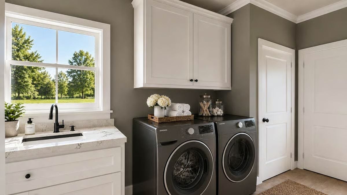 Samsung Front-Loaders Dressed Up and Actually Earning Cabinet Space