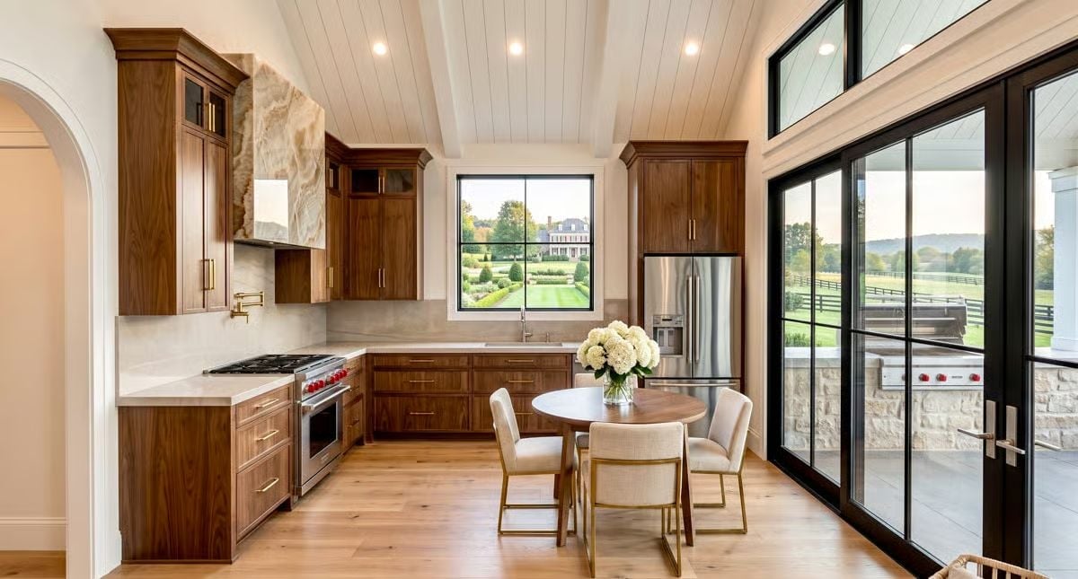 Walnut Cabinets, Fancy Ranch Views, and a Range That Means Business