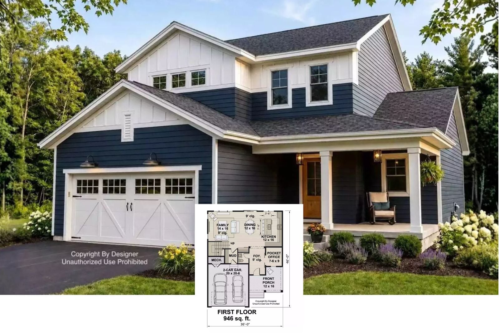 Dunnings Lane 3-Bedroom Farmhouse Layout with Jack and Jill Bath (1,871 Sq. Ft. Floor Plan)