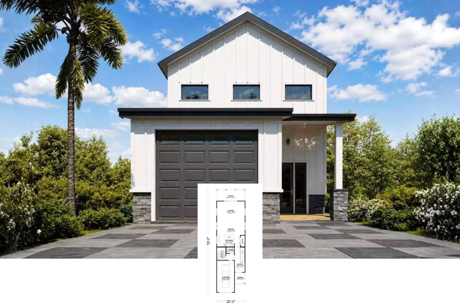 Winston Bloom 3-Bedroom Modern Farmhouse Layout with Open-Concept Living (1,850 Sq. Ft. Floor Plan)