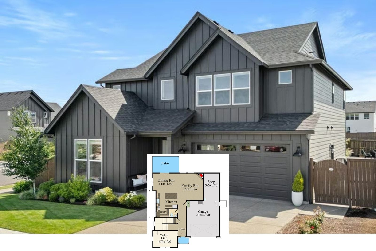 Bramblewood 4-Bedroom Modern Farmhouse Layout with Bonus Room (2,544 Sq. Ft. Floor Plan)