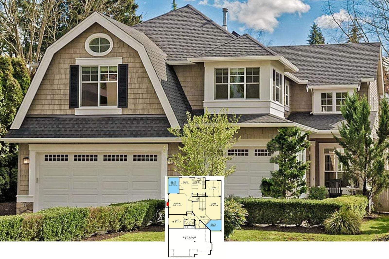 Westhaven 4-Bedroom Northwest House Plan with Bonus Room (2,780 Sq. Ft. Floor Plan)
