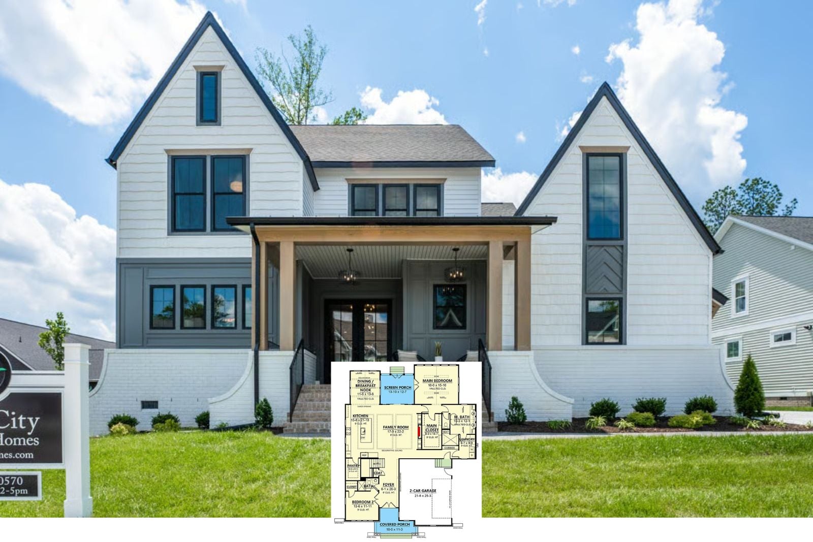 Take a Tour of The Marlowe 6-Bedroom New American House Plan with Kids Loft (3,569 Sq. Ft. Floor Plan)