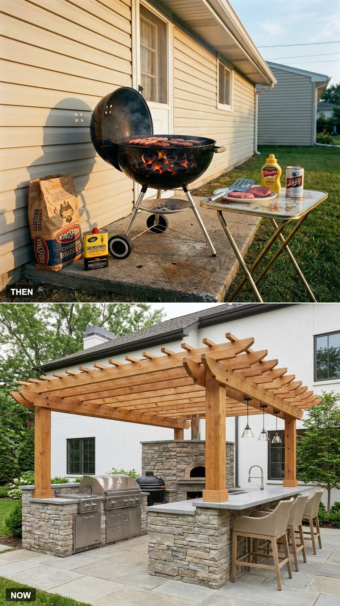 8. The Charcoal Grill Multiplied Into a Full Second Kitchen