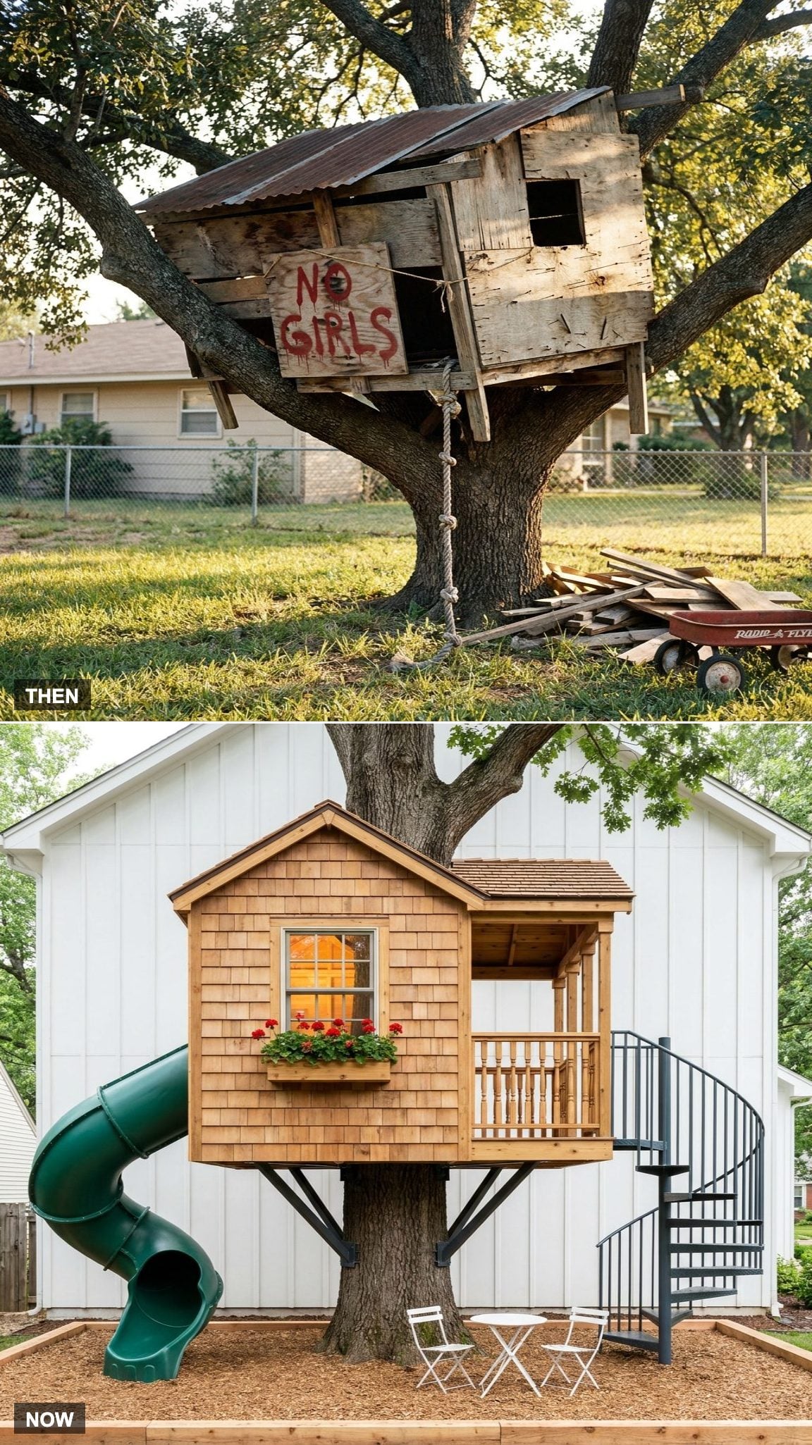9. A Coffee Can of Nails Built the Original Treehouse