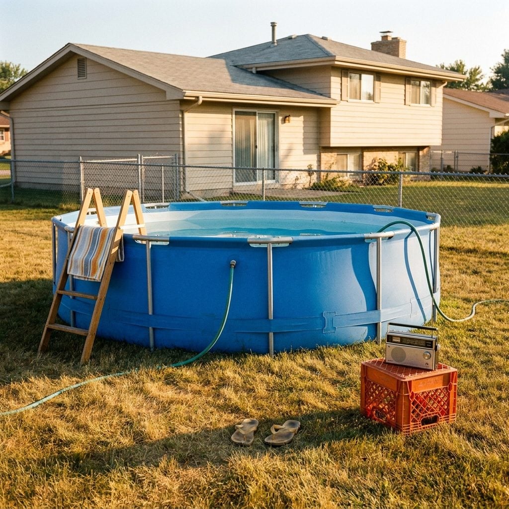 An Above-Ground Pool from Sears: Around $299 in 1974