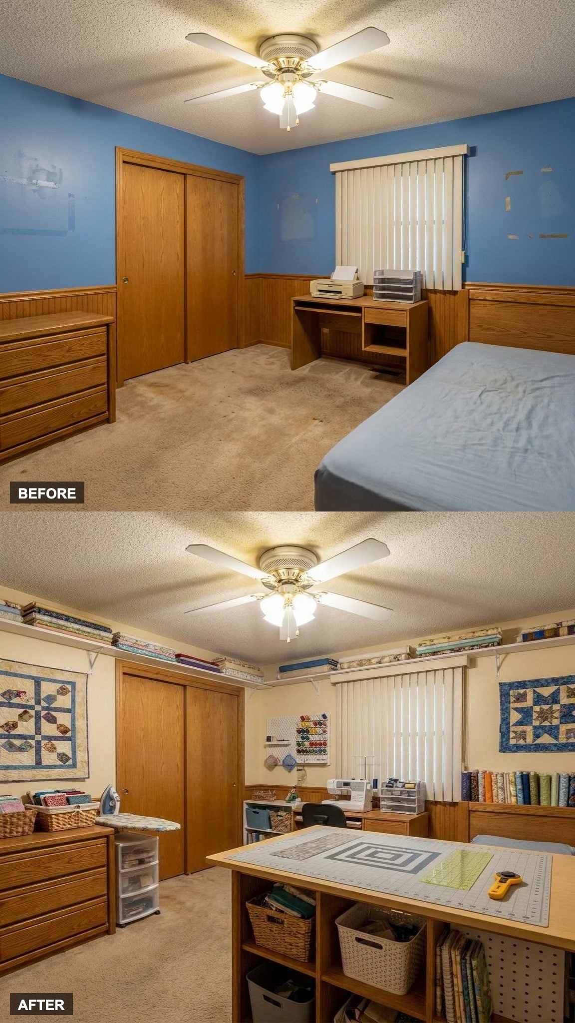 Acoustic Panels, Warm Lighting, and a Grand Piano Turned the Bedroom Into a Room That Actually Earns Its Space