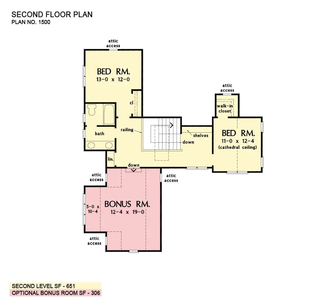 Floor Plan - Second Floor