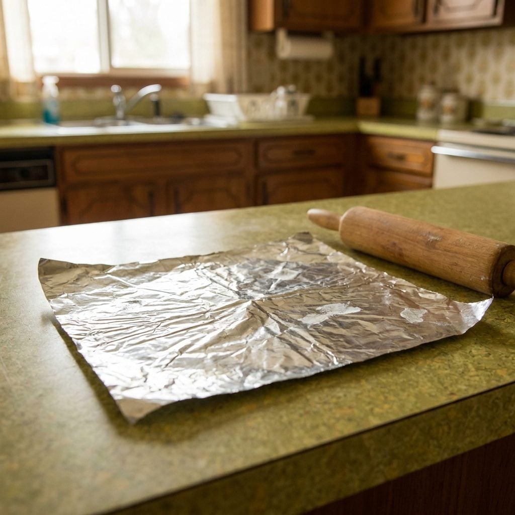 Aluminum Foil Got Washed and Reused Until It Basically Disintegrated