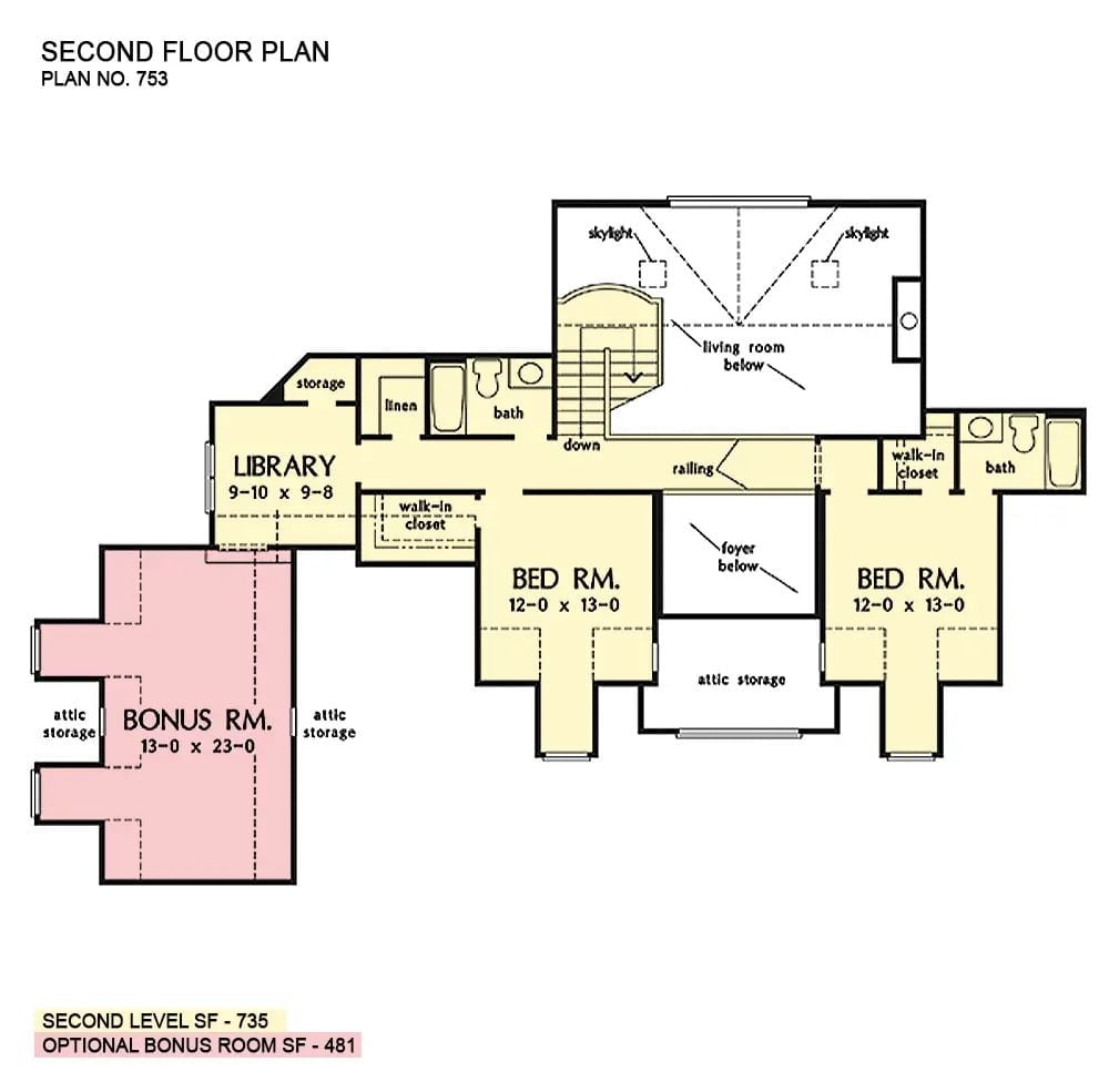 Floor Plan - Second Floor