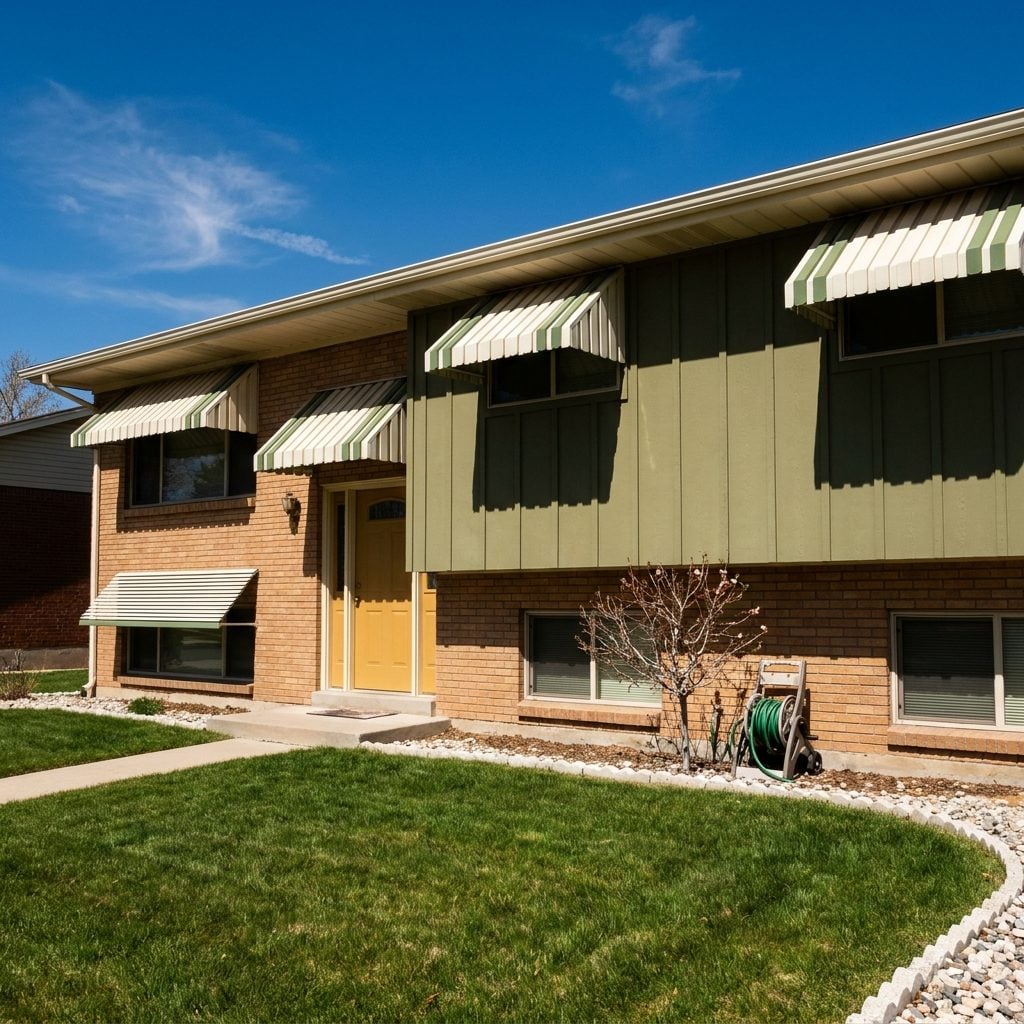 Awnings Over Every South-Facing Window
