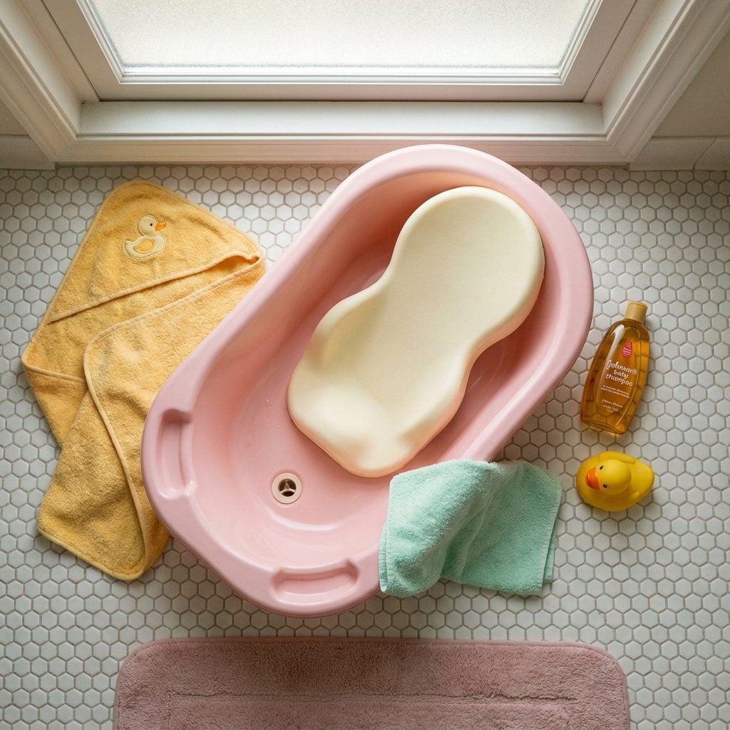 22. A Baby Bathtub With a Sponge Insert Cost About $9 in 1984