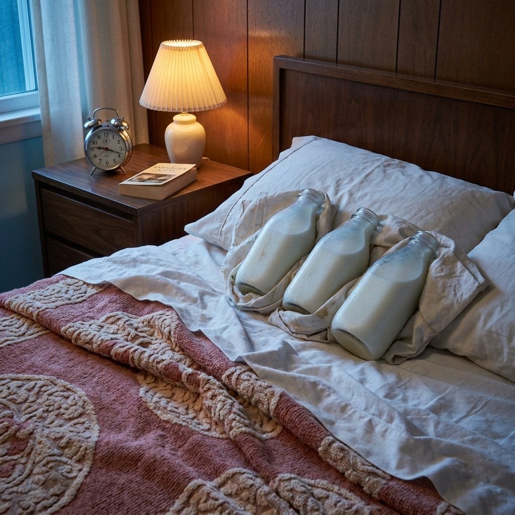 Basement Freezer Water Bottles in Every Bed
