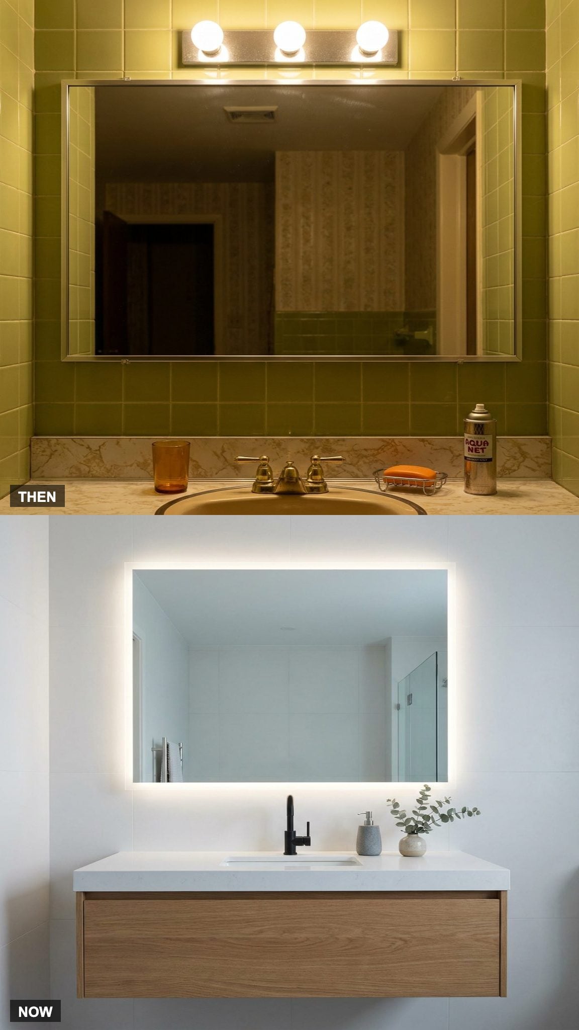 Basic Vanity Mirrors vs. Illuminated LED Mirrors