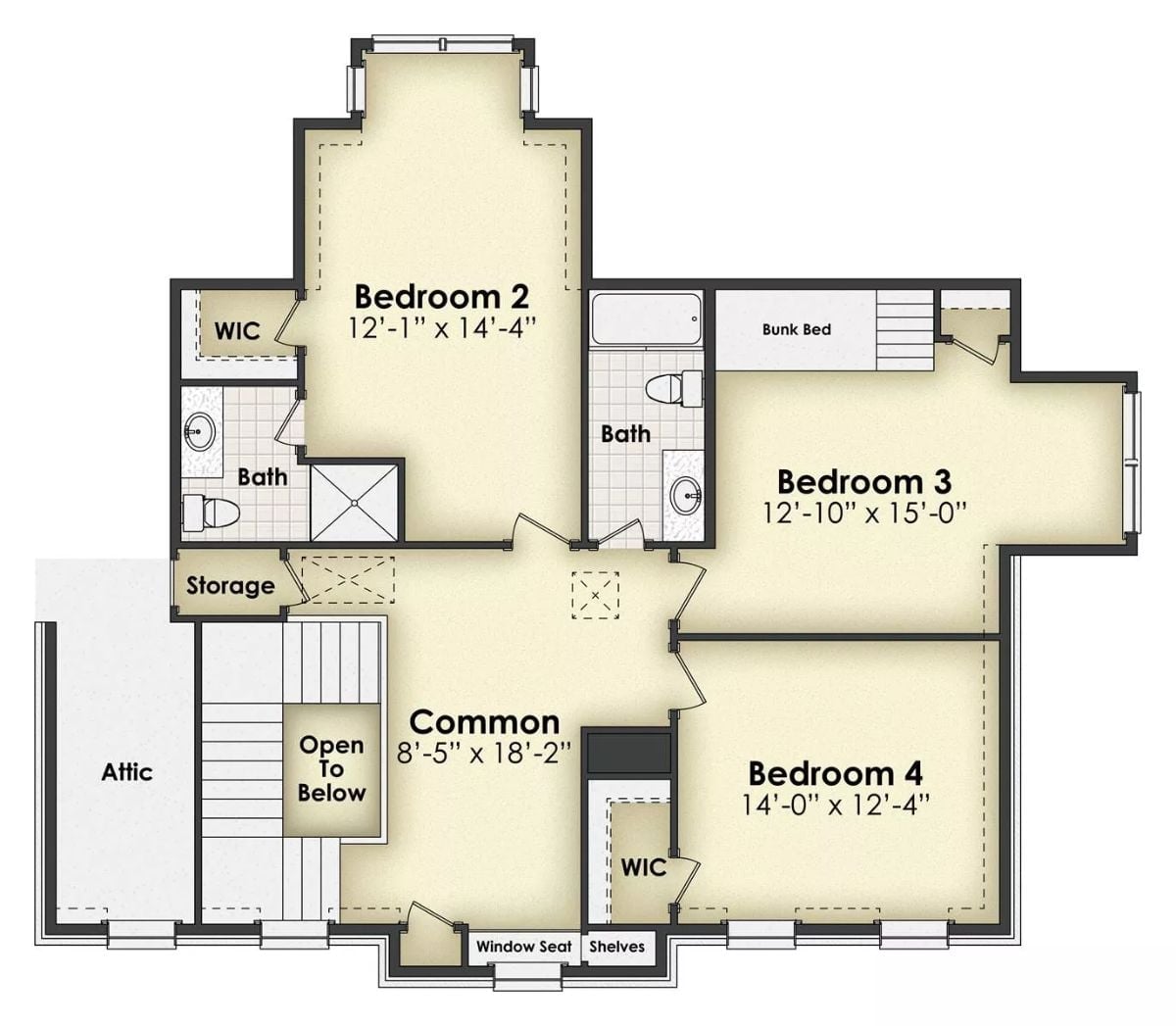 Floor Plan - Second Floor