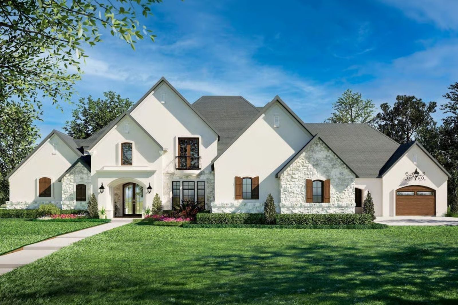 Château Verline 4-Bedroom Traditional House Plan with Storage Elevator (4,416 Sq. Ft. Floor Plan)