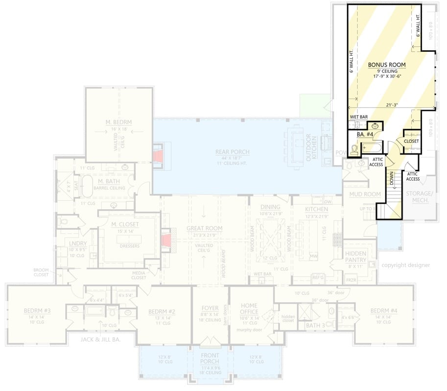 Floor Plan - Bonus Room