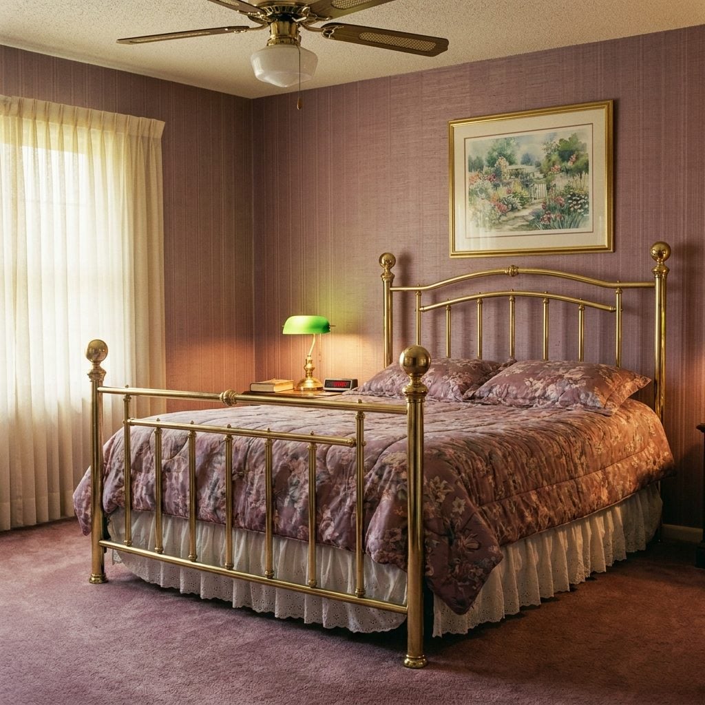 The Brass Bed Frame With the Ball Finials That Unscrewed Every Time You Moved It