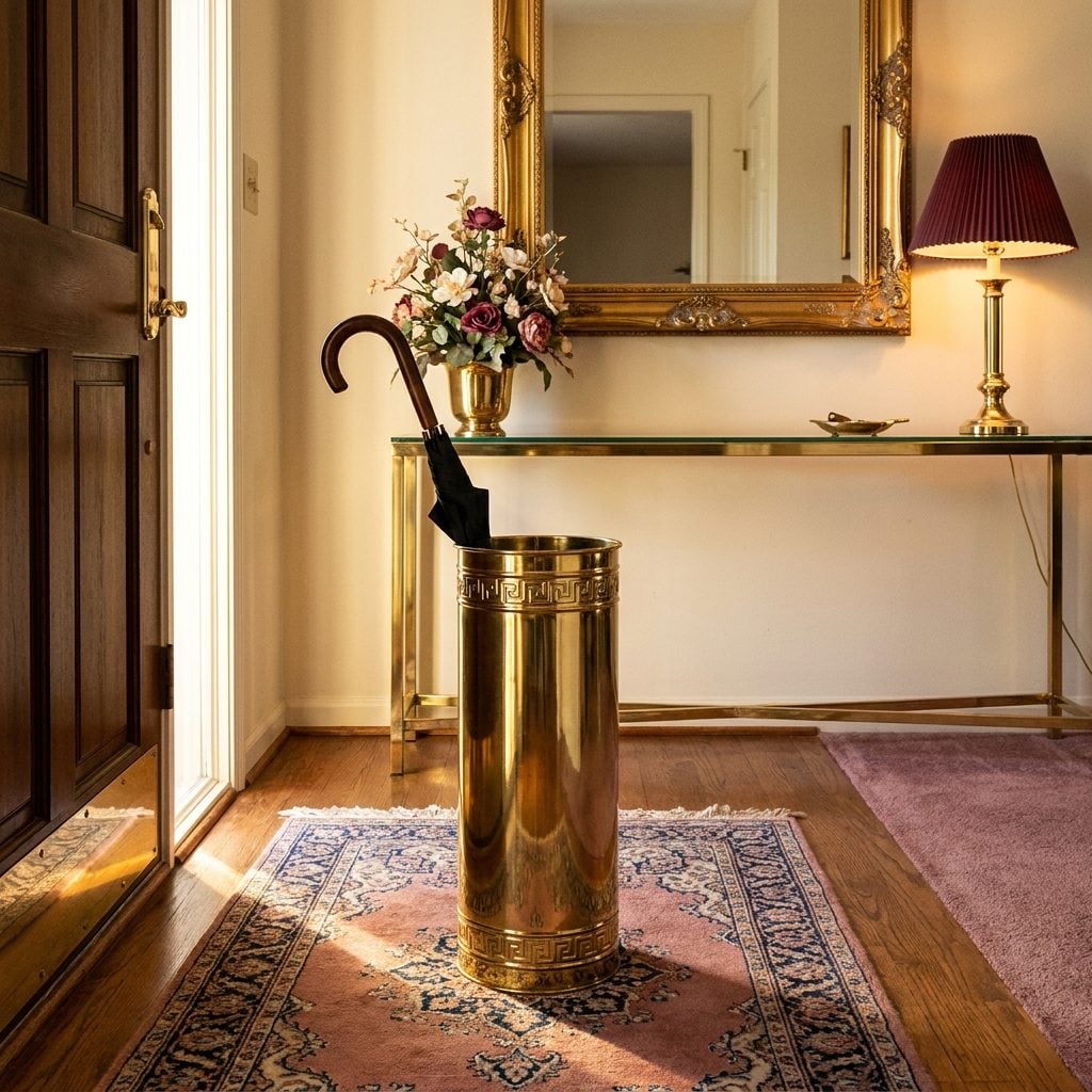 The Brass Umbrella Stand by the Front Door That Held Exactly One Umbrella