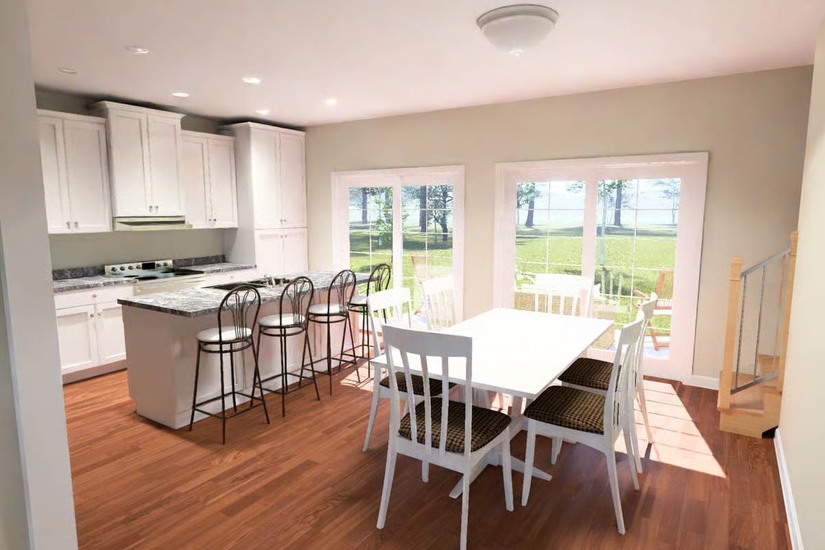 Open Kitchen and Dining Combo That Actually Has Room for Everyone