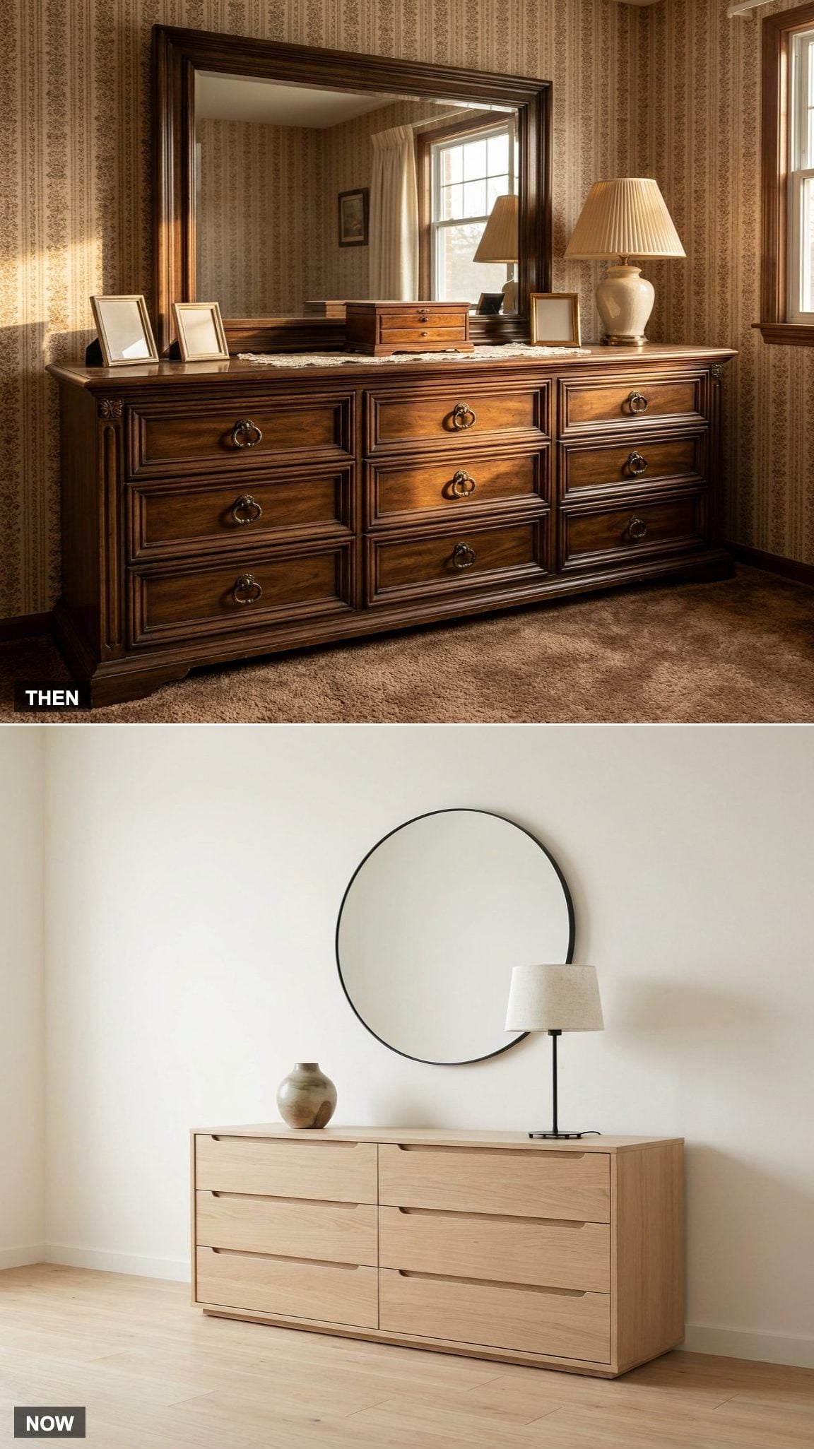Bulky Dressers vs. Streamlined Storage