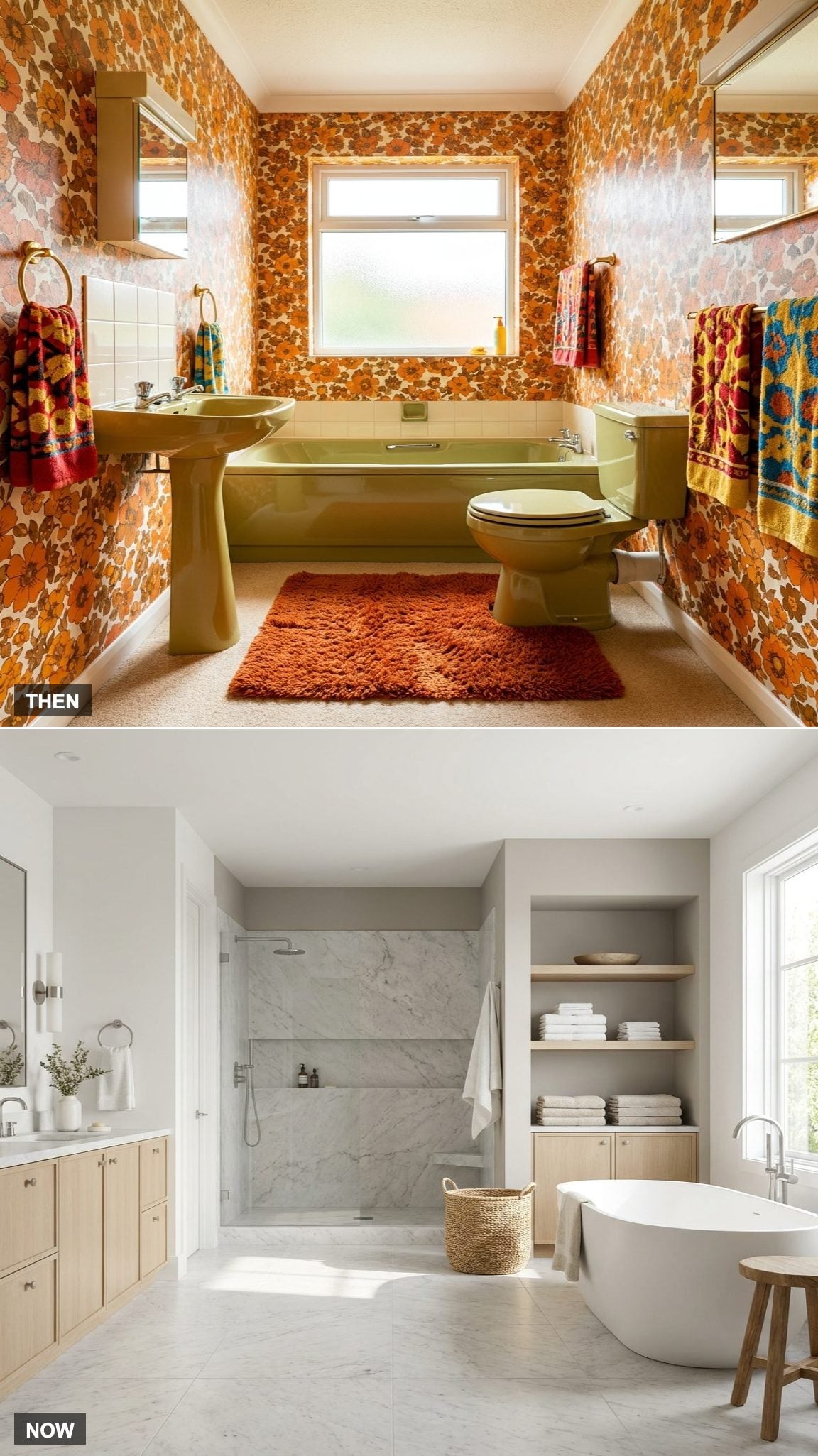 Busy Color Schemes vs. Neutral Spa Palettes