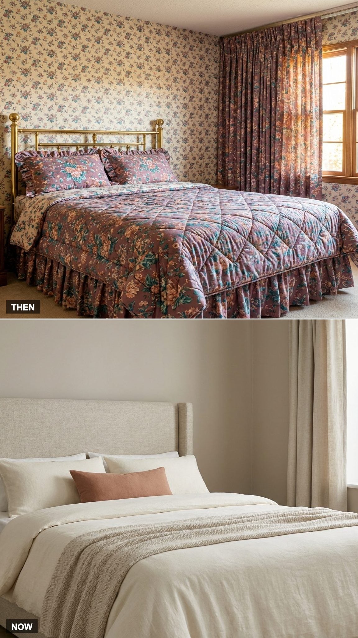 Busy Patterned Decor vs. Calm Neutral Palettes