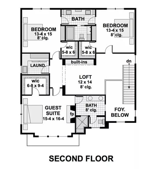 Floor Plan - Second Floor