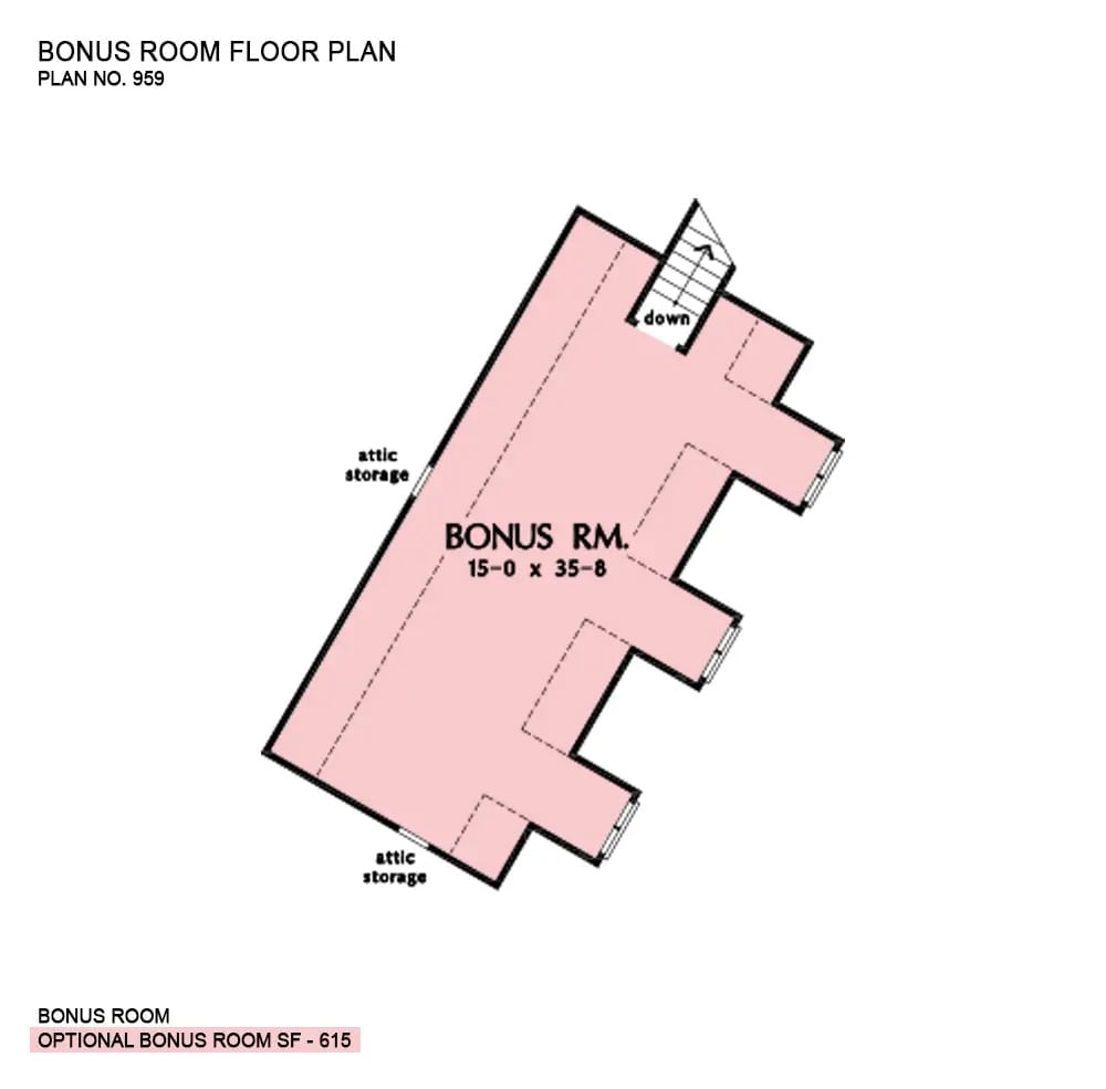 Floor Plan - Bonus Room