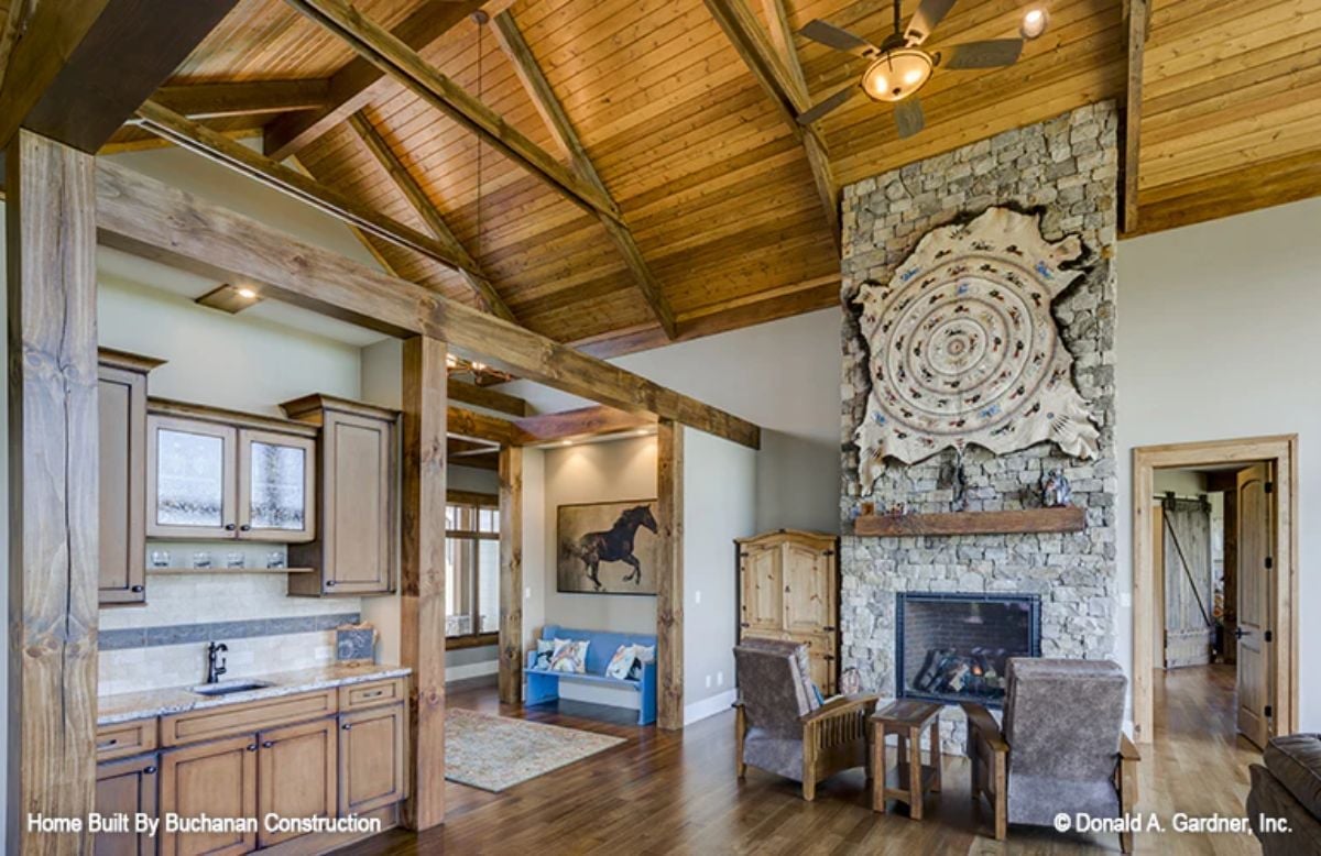 Stone, Wood, and a Fire That's Already Going