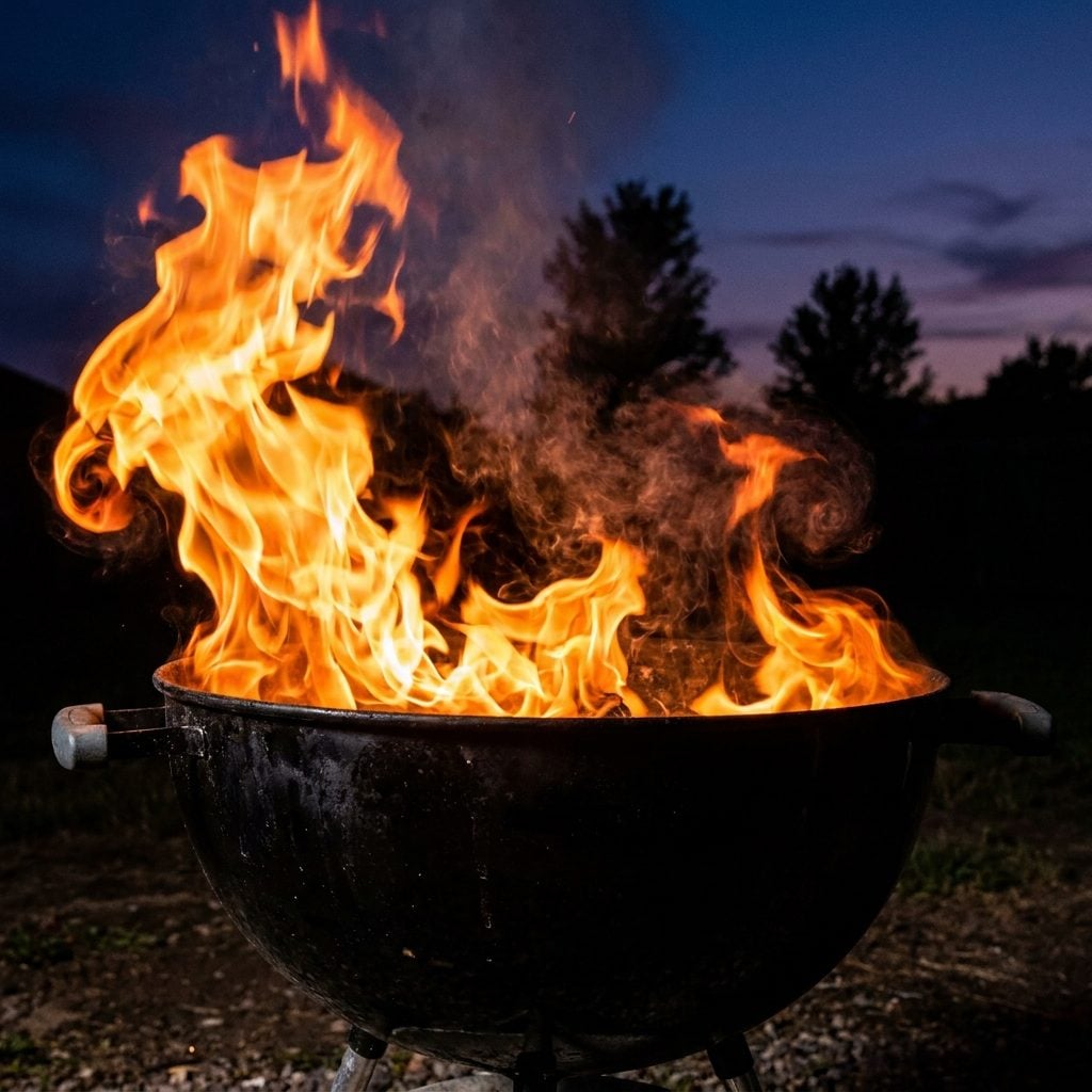 The Charcoal Grill Dad Started an Hour Before Anyone Was Actually Hungry