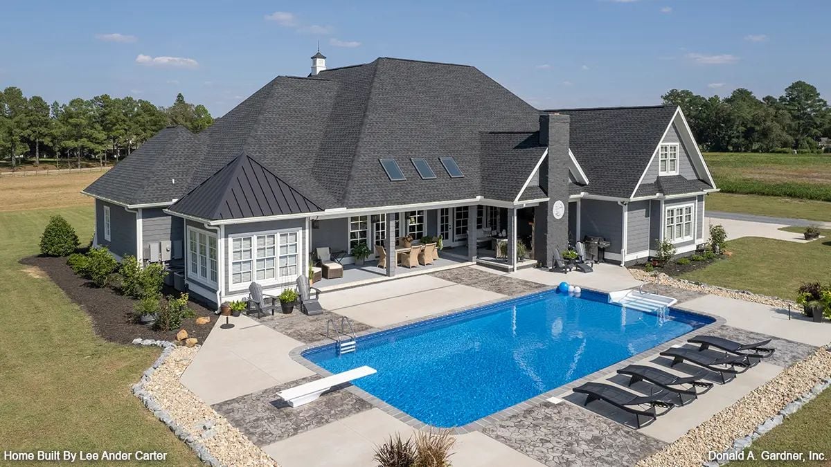 Gray Hardie Board, a Diving Board, and Zero Apologies for Going All In